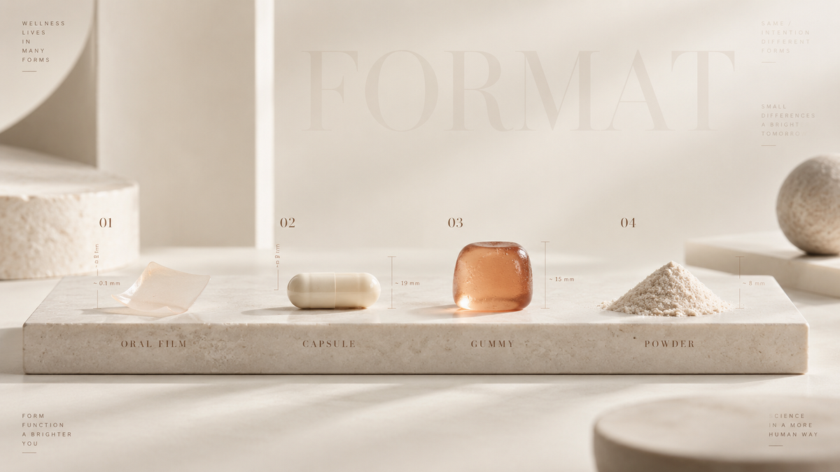 Oral Films vs. Pills vs. Gummies vs. Powders: What’s Actually Different?